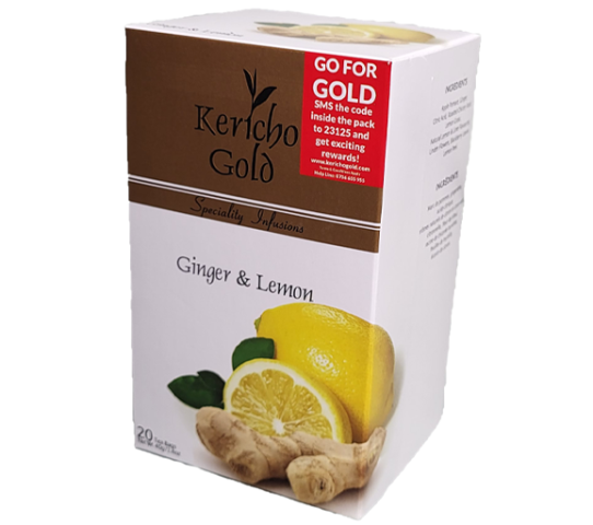 Kericho Gold Ginger & Lemon...