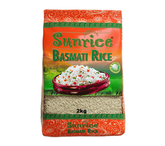 Sunrice basmati rice 2kg