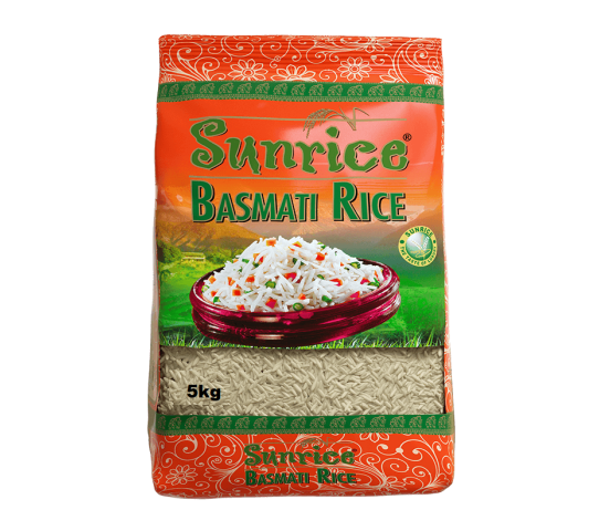 Sunrice basmati rice 5kg