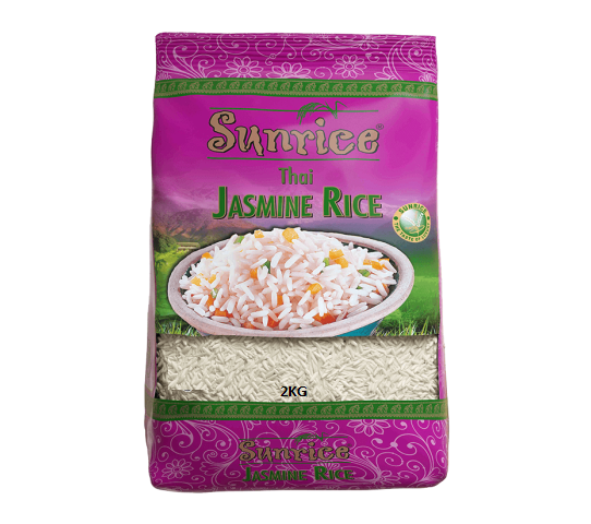Sunrice jasmine rice 2kg