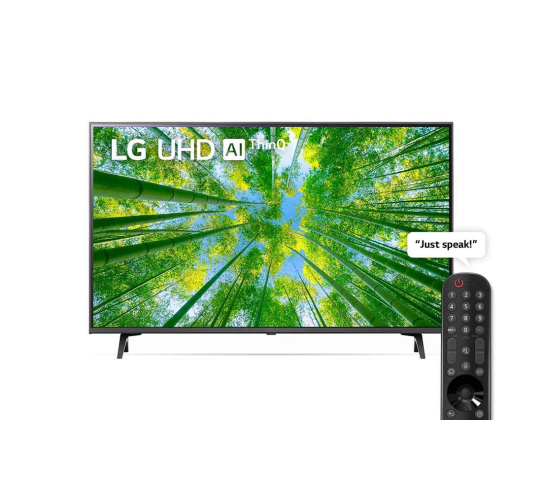 LG 43 Inch 4K UHD Smart TV UQ80