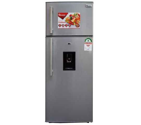 Ramtons 213 LITERS 2 DOOR DIRECT COOL FRIDGE + DISPENSER, SILVER- RF130