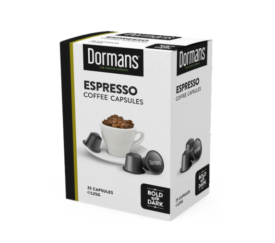 DORMANS COFFEE CAPSULES ESPRESSO 25*5g