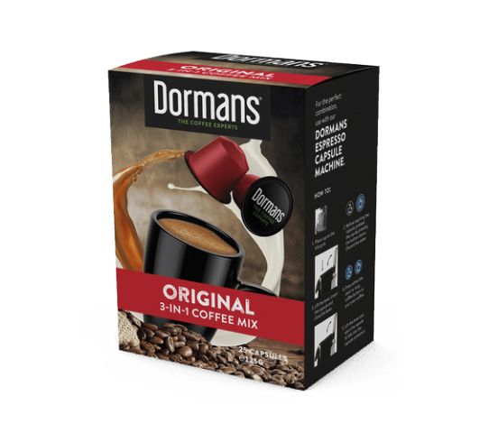 DORMANS COFFEE CAPSULES ORIGINAL 3IN1 12*18g