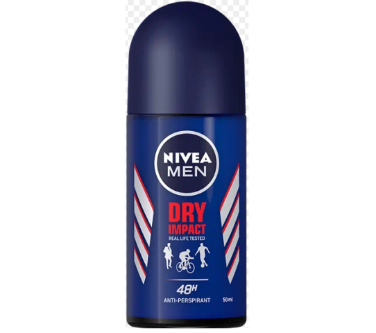 NIVEA MEN DRY IMPACT ANTI-PERSPIRANT ROLL ON 50ML 