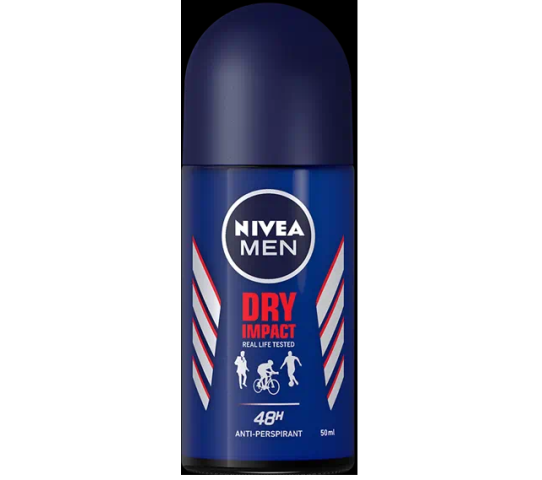 NIVEA MEN DRY IMPACT ANTI-PERSPIRANT ROLL ON 50ML 