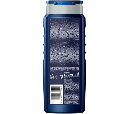 NIVEA MEN ENERGY SHOWER GEL 500ML