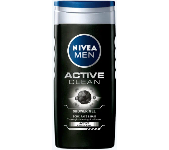 NIVEA MEN SHOWER ACTIVE CLEAN GEL 250ML