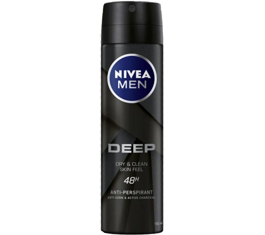 NIVEA DEEP ANTIPERSPIRANT SPRAY 150ML 