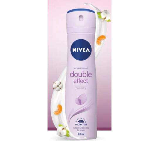 NIVEA DOUBLE EFFECT ANTI-PERSPIRANT SPRAY 150ML