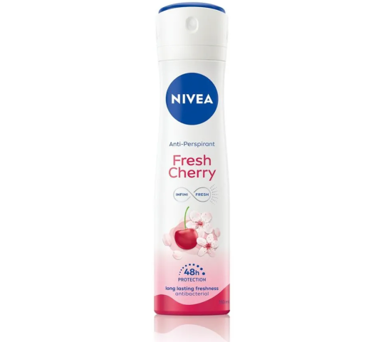 NIVEA FRESH CHERRY ANTI-PERSPIRANT SPRAY 150ML