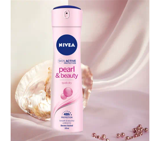 NIVEA PEARL & BEAUTY ANTI-PERSPIRANT WOMEN SPRAY 150ML