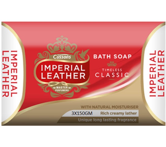 IMPERIAL LEATHER TIMELESS CLASSIC BATHING BAR 3X150GM