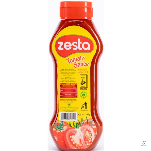 ZESTA TOMATO SAUCE 700GMS