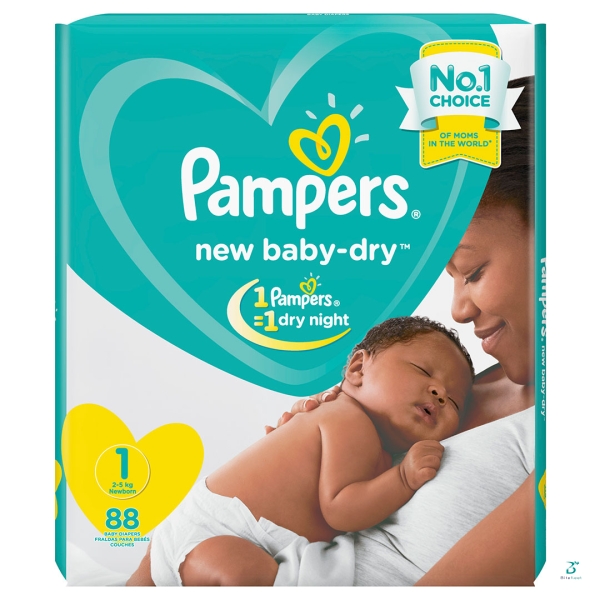 PAMPERS-BTFY-SIZE 1 88'S