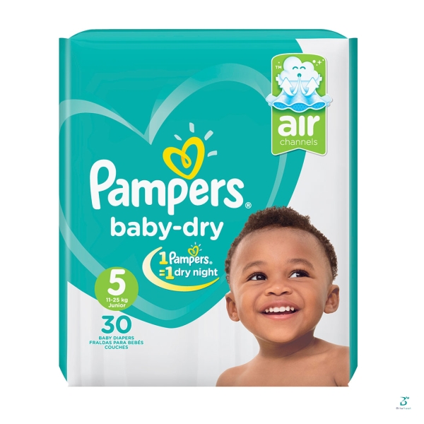 PAMPERS-JUNIOR-UNISEX SIZE 5-HC 30'S