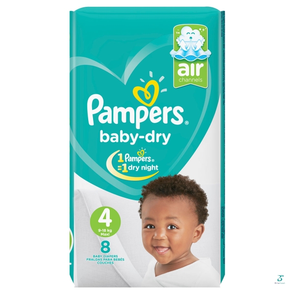 PAMPERS-MAXI-BTFY-UNISEX-LC SIZE4- 8'S