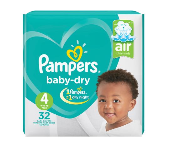 PAMPERS-MAXI-UNISEX-HC SIZE-4 32'S