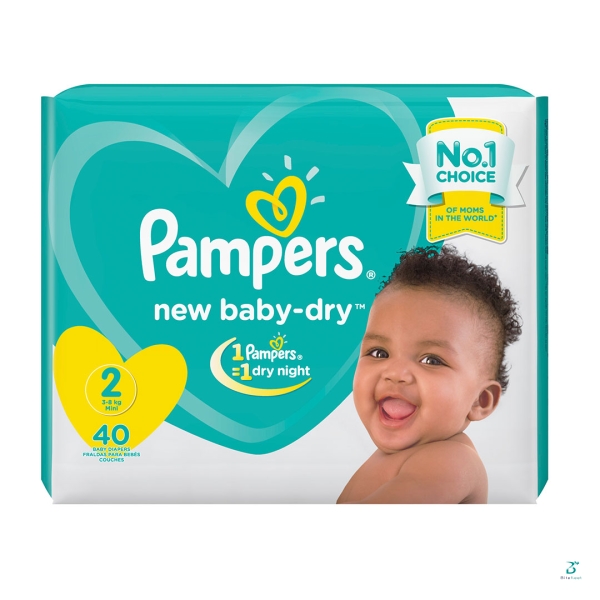 PAMPERS-MINI-UNISEX SIZE2 HC 40'S