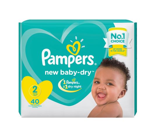 PAMPERS-MINI-UNISEX SIZE2 HC 40'S