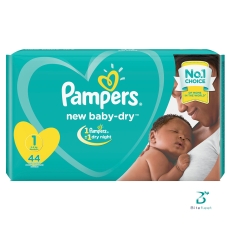 PAMPERS-NEWBORN-SIZE-1-HC 44's