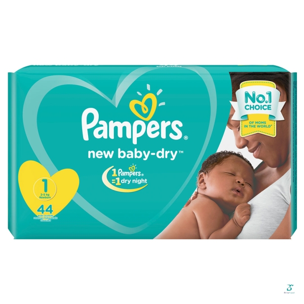 PAMPERS-NEWBORN-SIZE-1-HC 44's