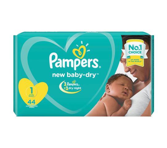 PAMPERS-NEWBORN-SIZE-1-HC 44's