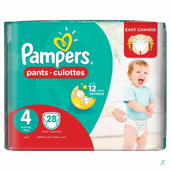 PAMPERS-PANTS-MAXI-UNISEXSIZE-4 28'S