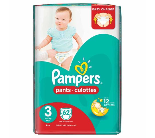 PAMPERS-PANTS-MIDI-UNISEX SIZE3...