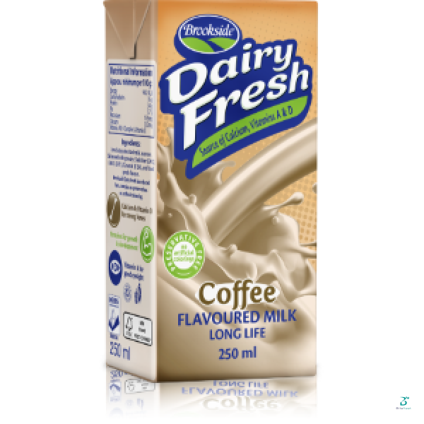 BROOKSIDE COFFEE FLAVOURED MILK 250ML PACK