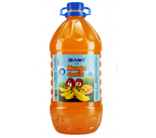 HIGHLANDS MANGO CORDIAL 3L