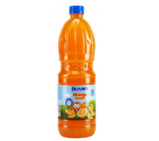 HIGHLANDS ORANGE CORDIAL 0.5L