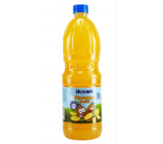 HIGHLANDS PINEAPPLE CORDIAL 500ML