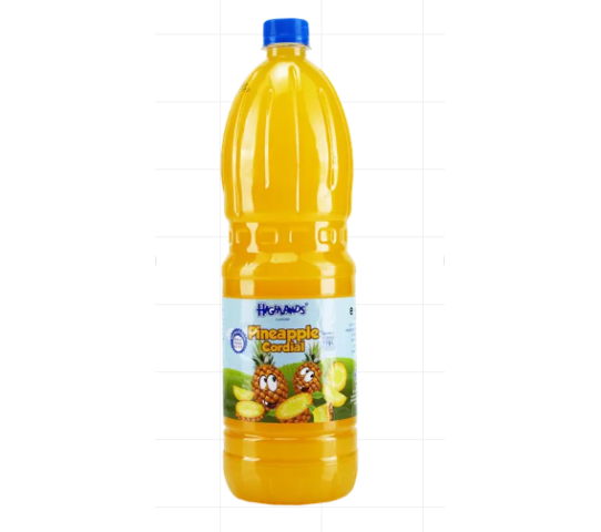 HIGHLANDS PINEAPPLE CORDIAL 1.5L