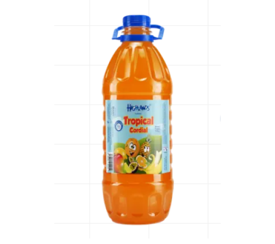HIGHLANDS TROPICAL CORDIAL 2L