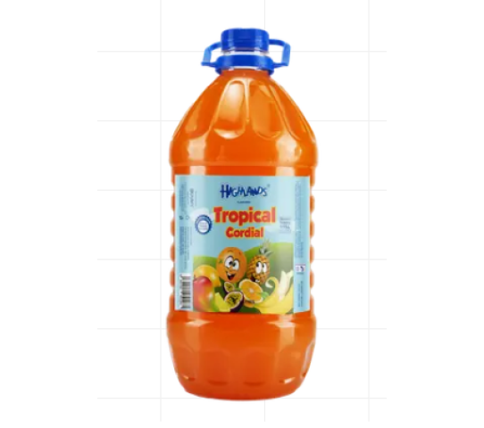HIGHLANDS TROPICAL CORDIAL 3L