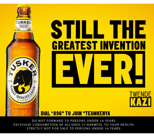 Tusker Lager 500ml